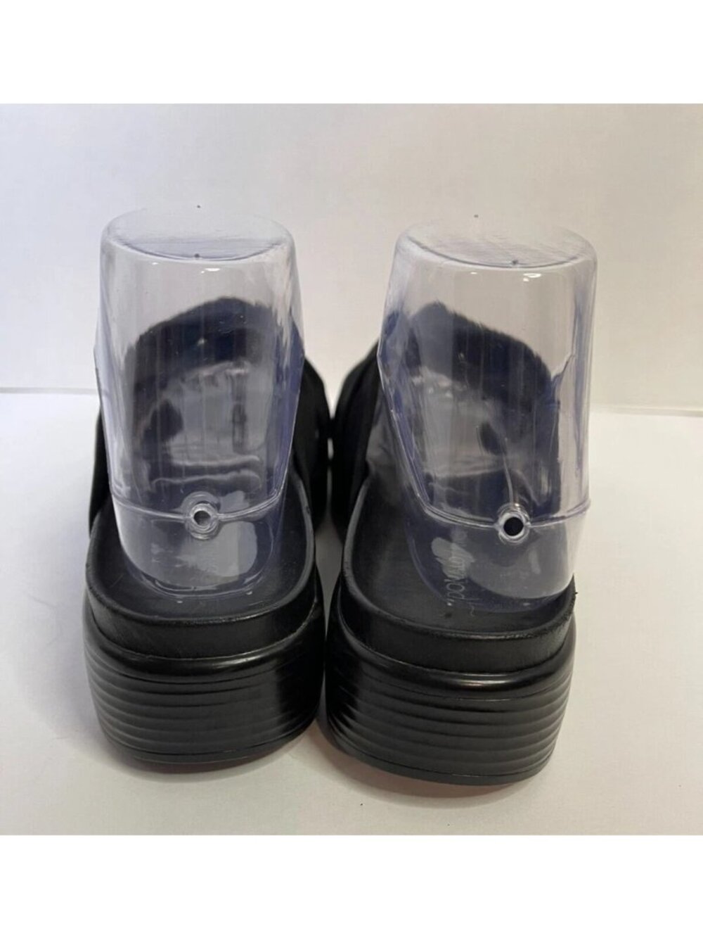 Donald Pliner Folley Crepe Slide Sandal Knotted Fabric Slip On Black SZ 5M New - Picture 5 of 6